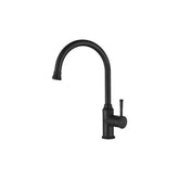 Modern National Montpellier Gooseneck Sink Mixer Matte Black